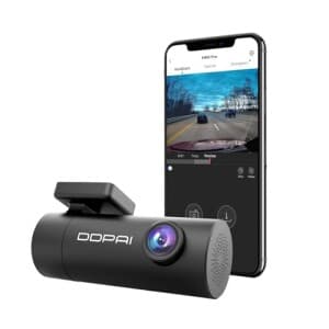 DDPAI Mini Pro Dash Cam Câmera Veicular 1296P com Wi-Fi Ângulo de 140° e Visão Noturna Gravação de Emergência